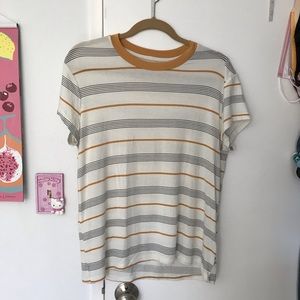 RVCA striped ringer tee